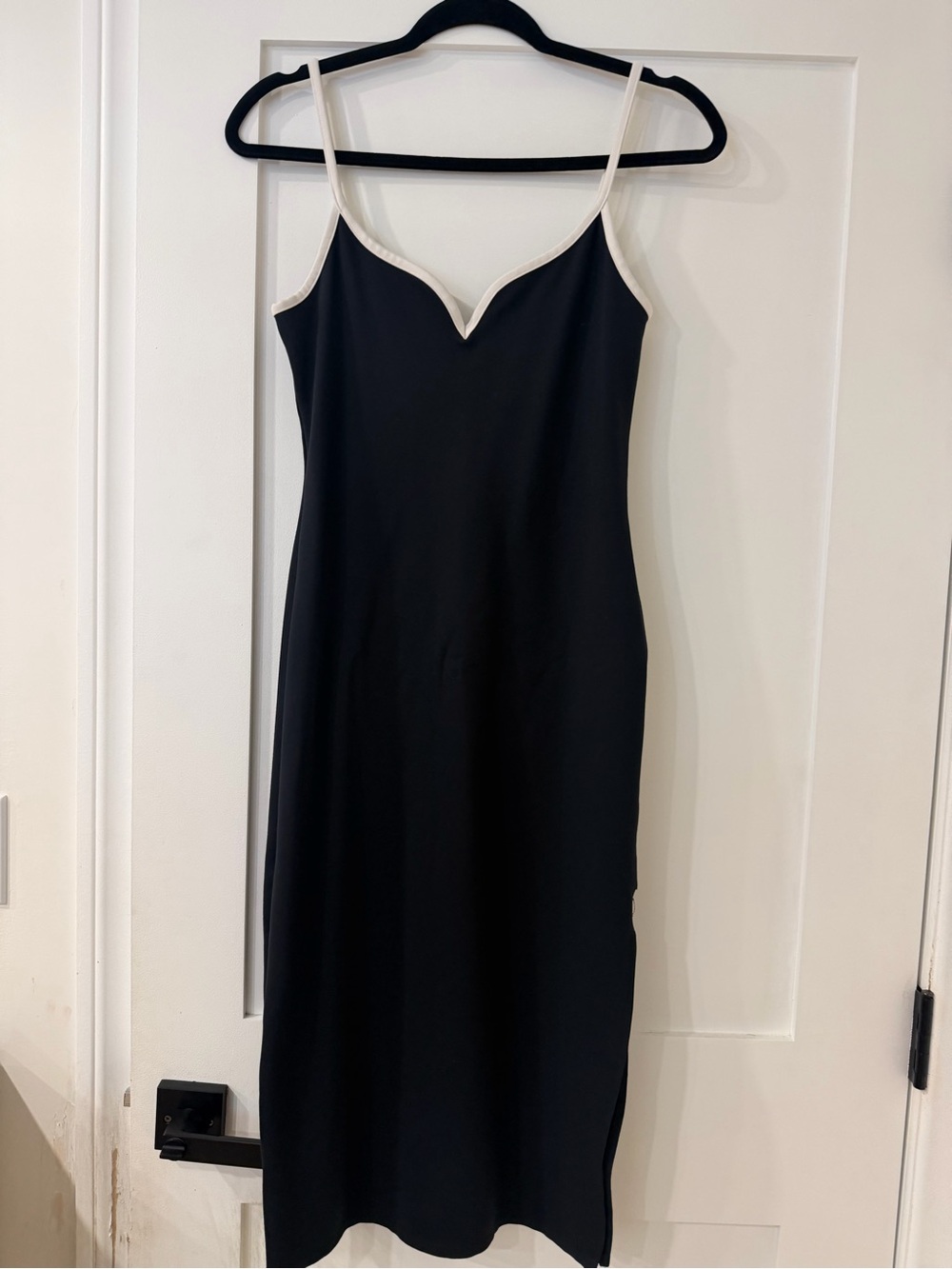 Abercrombie & Fitch black Dress with Cream Trim